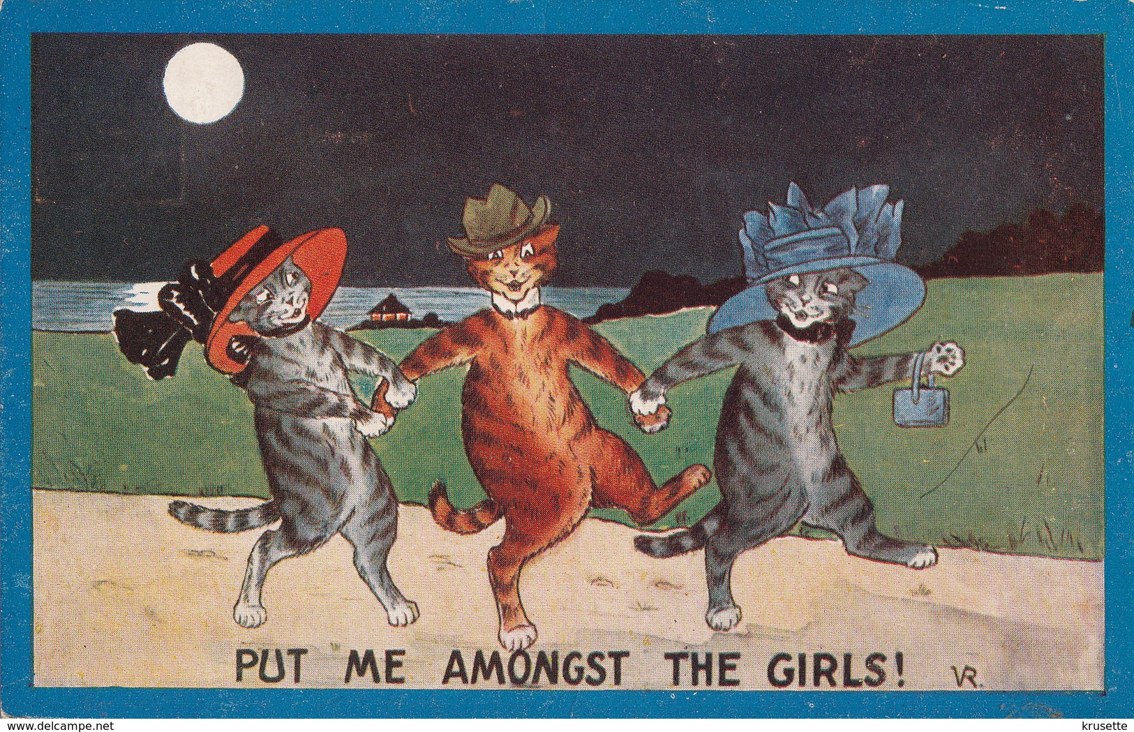 Violet Roberts Dressed Cats.Put Me Amongst The Girls - Katzen