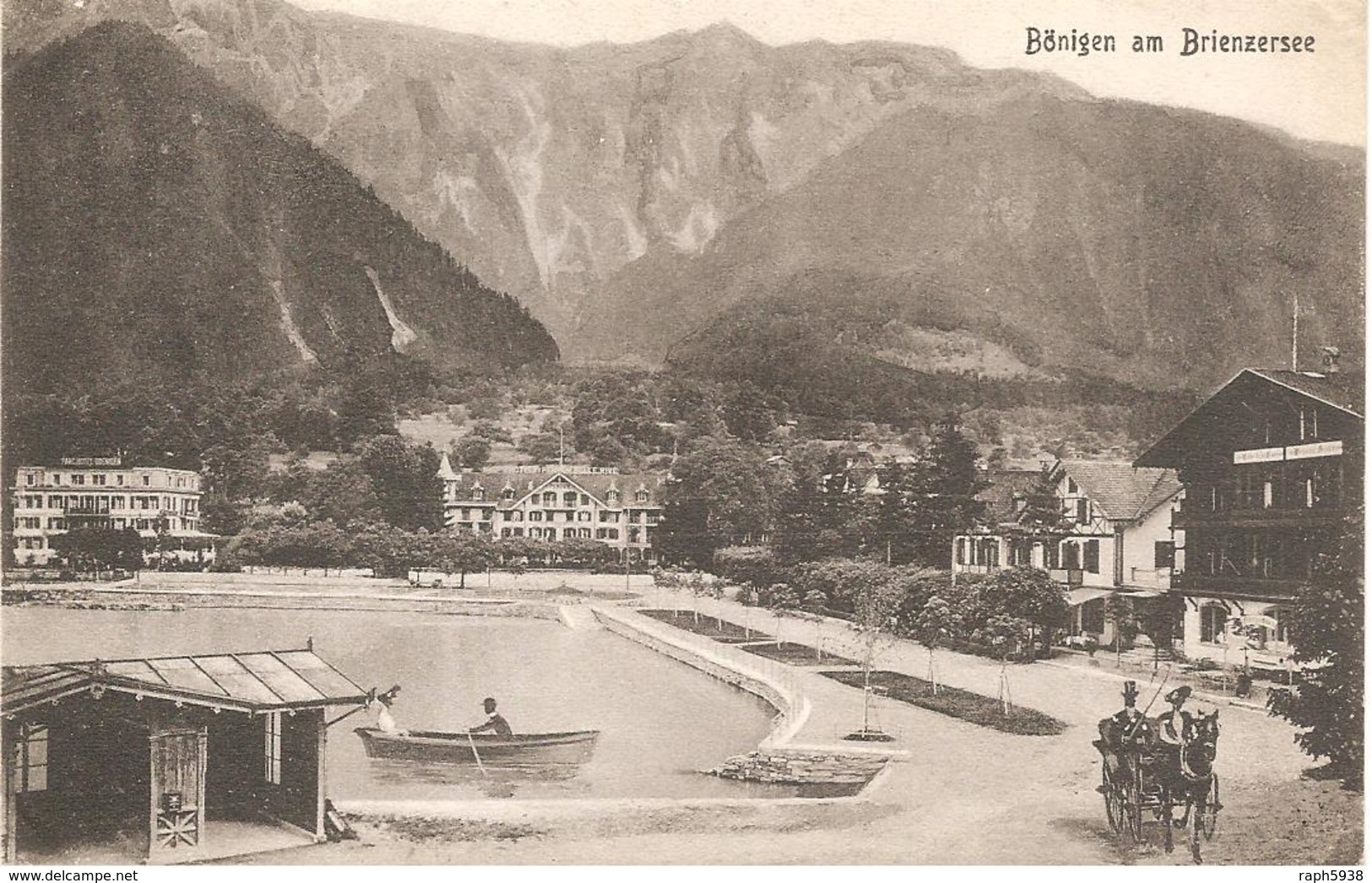 BONIGEN AM BRIENZERSEE     ( Suisse )   Vue Generale - Bönigen