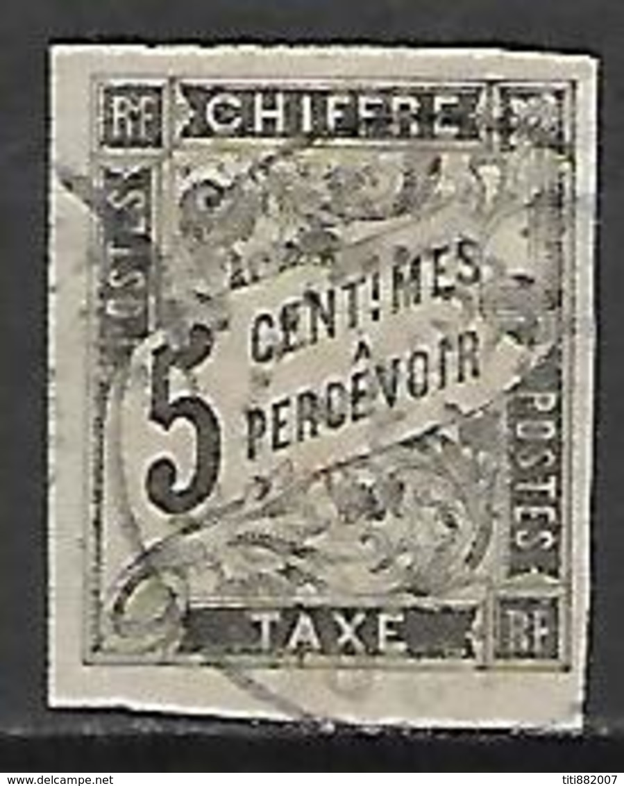 COLONIES . Emissions Générales   -   TAXE   -   1884  .  Y&T N° 5 Oblitéré  . - Taxe