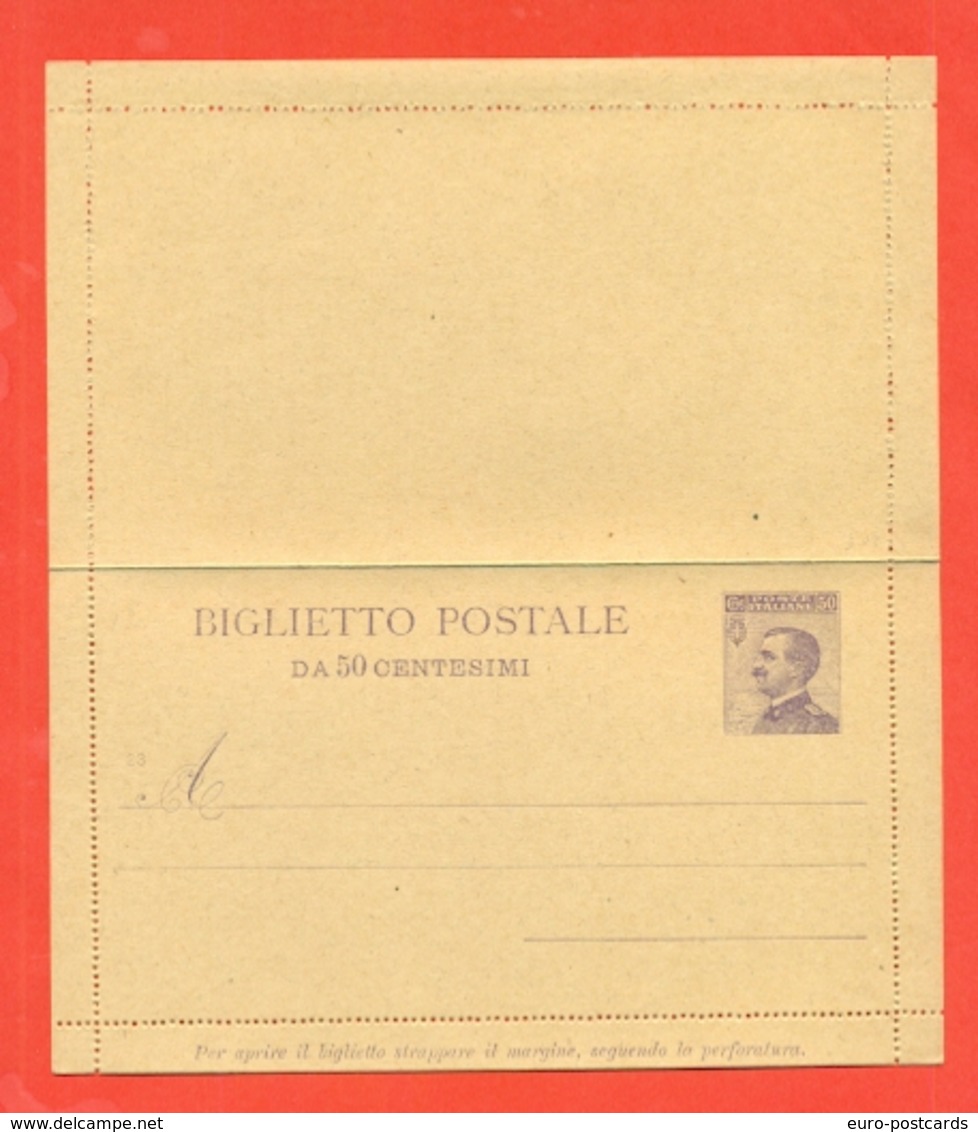 INTERI POSTALI I-BIGLIETTI POSTALI- B18/A- NUOVO - BUONA QUALITA' - VARIETA' DI COLOREROSA / GRIGIO - Interi Postali