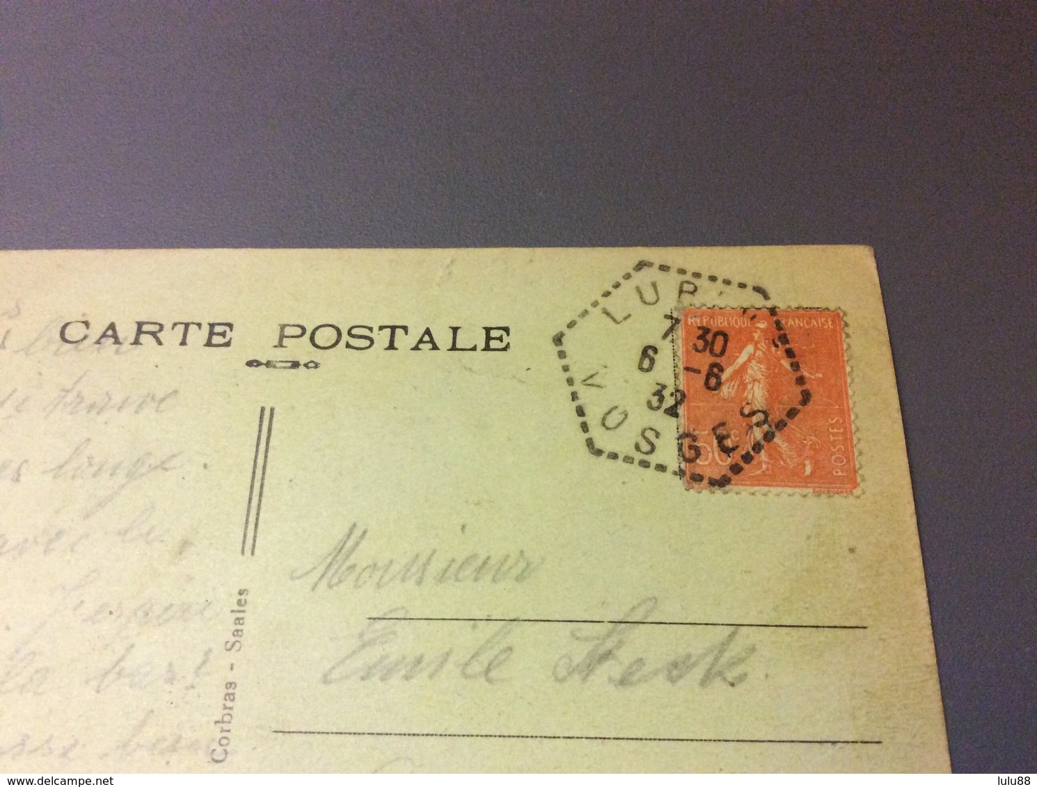 88 COLROY LA GRANDE La Fabrique ( Ex DIM )    Cachet Postal LUBINE                         976/983 - Colroy La Grande