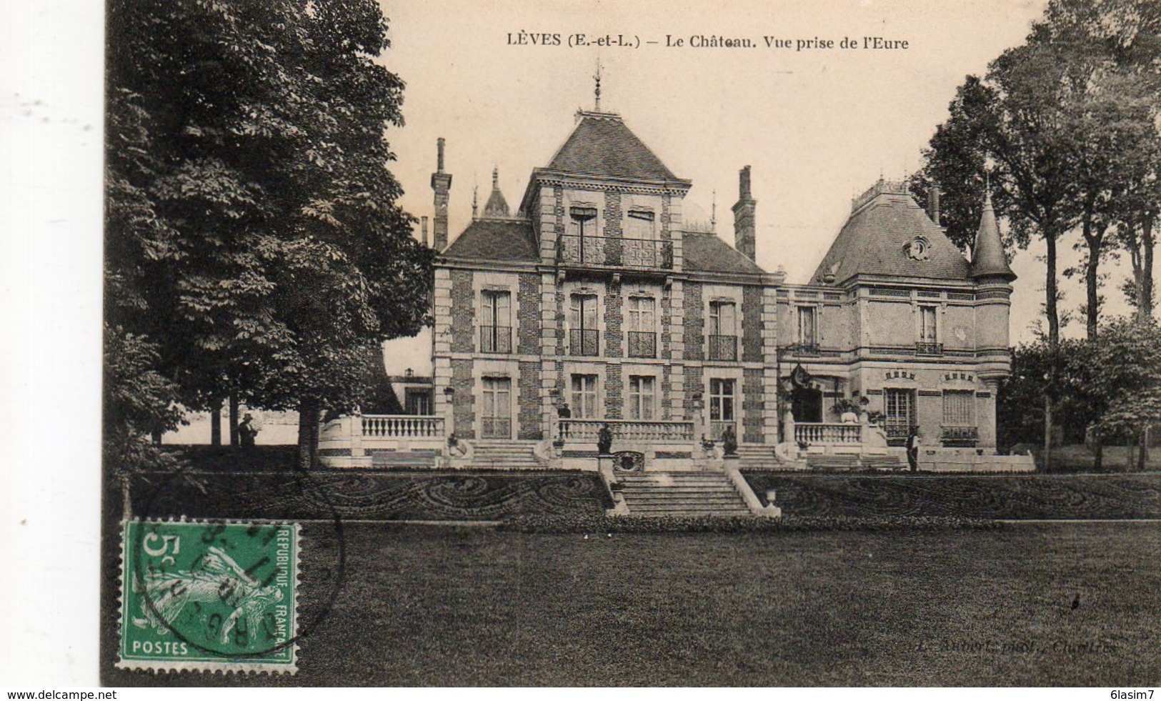 CPA - LEVES (28) - Aspect Du Château En 1911 - Lèves