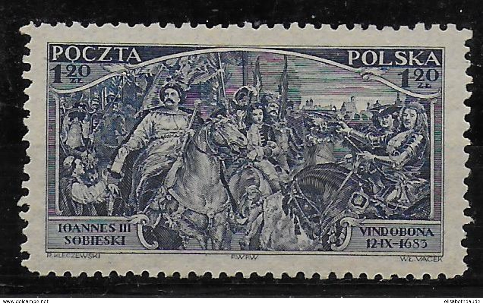 POLOGNE - YVERT N° 367 * CHARNIERE CORRECTE - COTE = 50 EUR. - - Unused Stamps