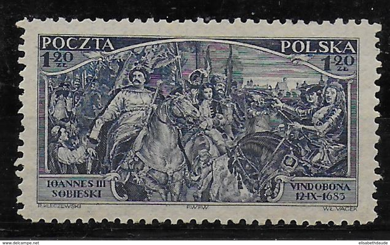 POLOGNE - YVERT N° 367 * CHARNIERE CORRECTE - COTE = 50 EUR. - - Ongebruikt