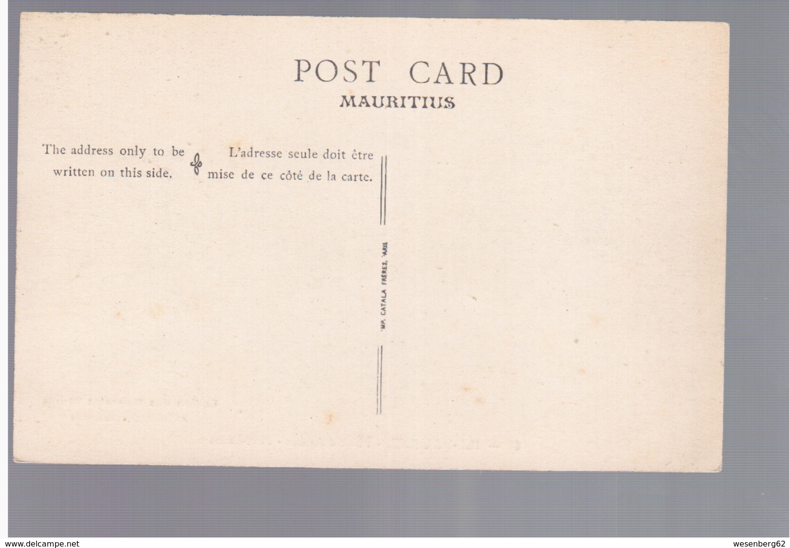 MAURITIUS Port Louis Place D'Armes Ca 1910 OLD POSTCARD 2 Scans - Maurice