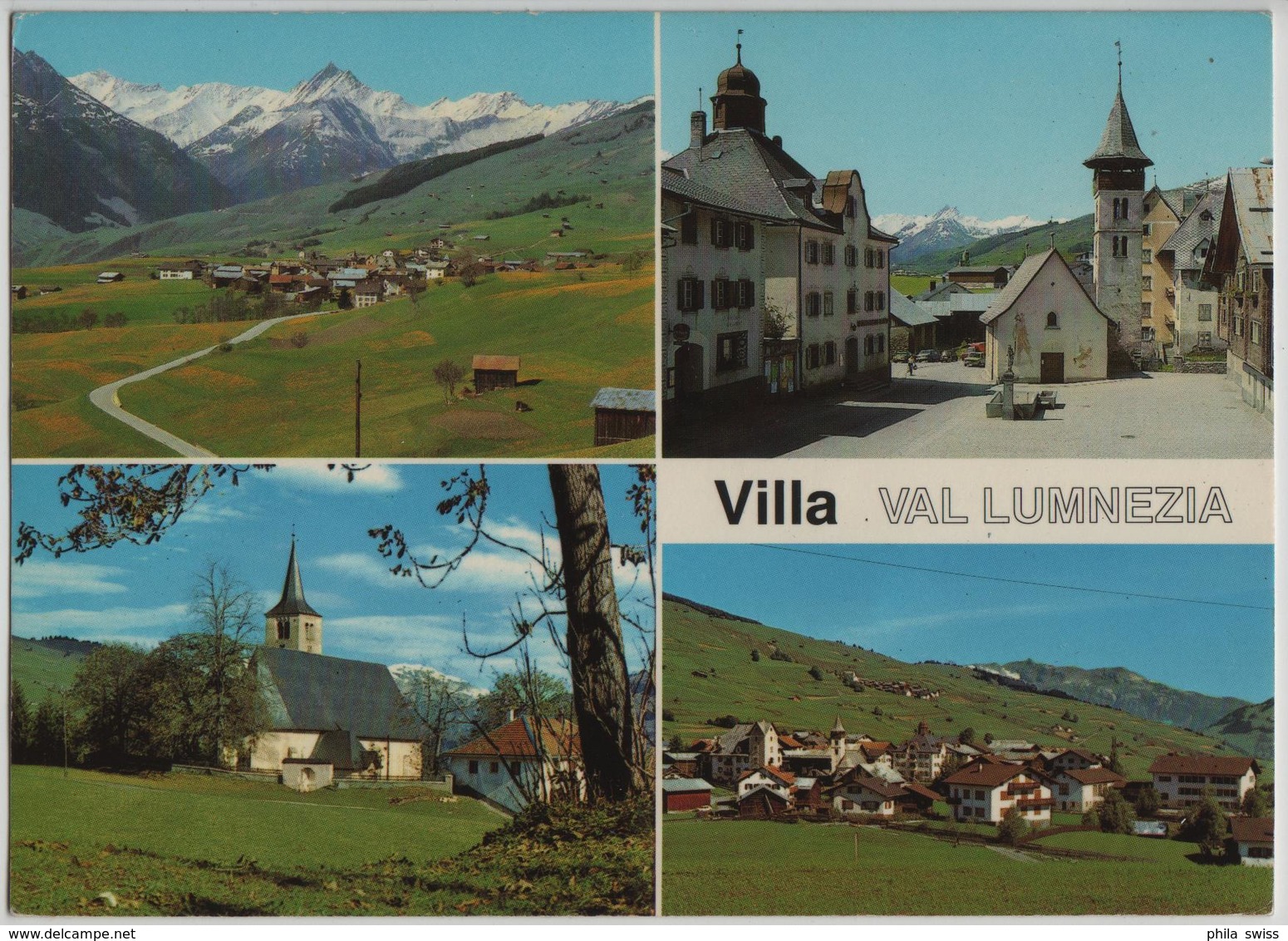 Villa Val Lumnezia - Gegen Den Piz Terri, Dorfplatz, Talkirche Pleif, Gegen Morissen - Lumnezia