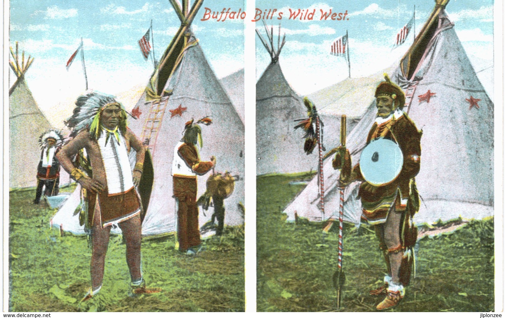 Buffalo Bill S Wild West . - Indiens D'Amérique Du Nord