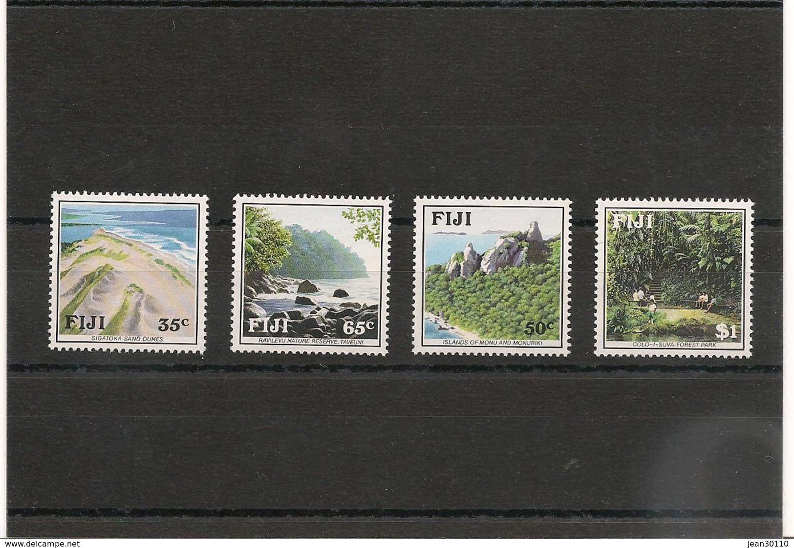 FIJI  Paysages Fidjiens Année 1991 N°Y/T :633/36** Côte : 11,00 € - Fidji (1970-...)