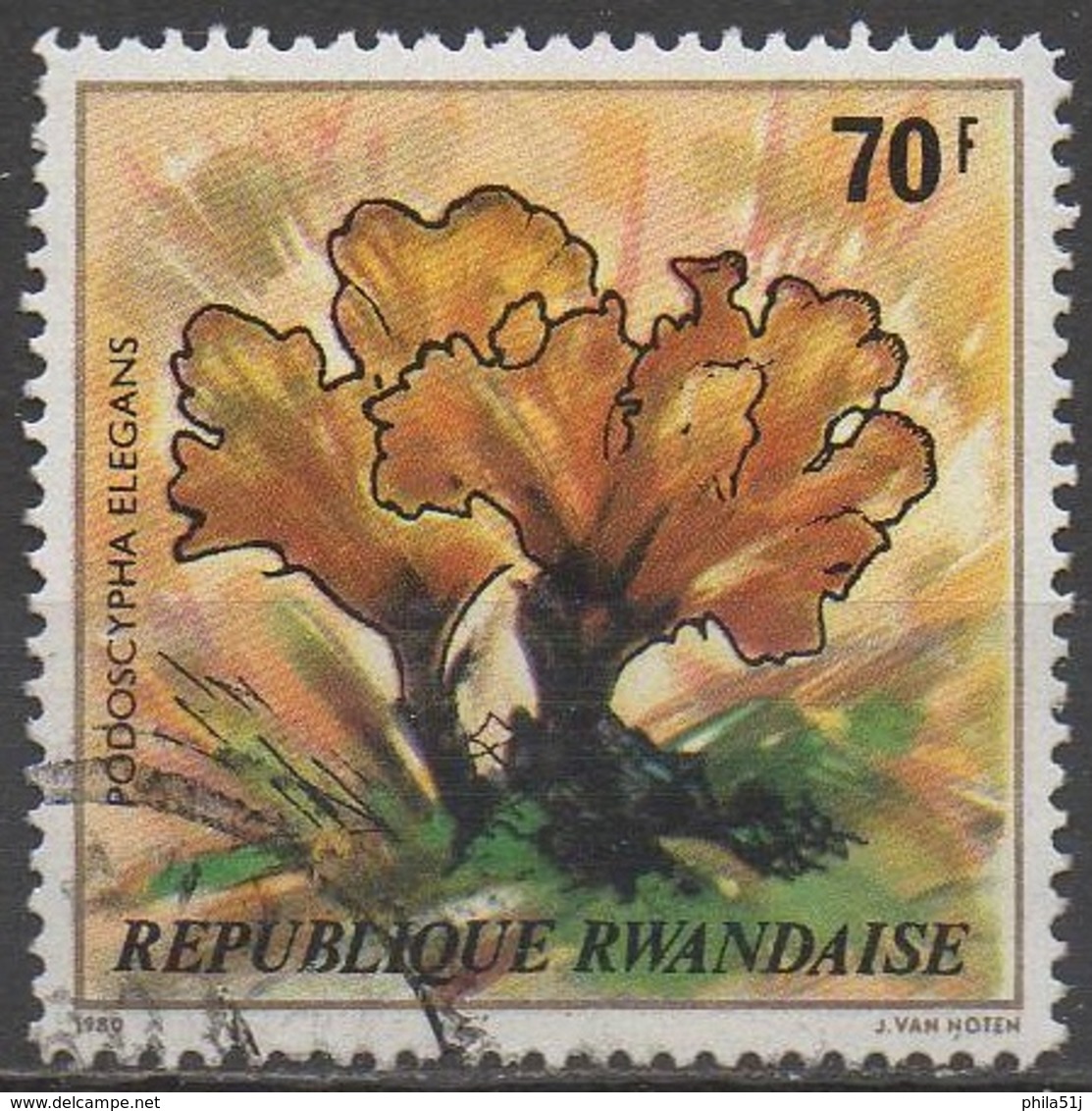 RWANDA  N°947 __OBL VOIR SCAN - Used Stamps