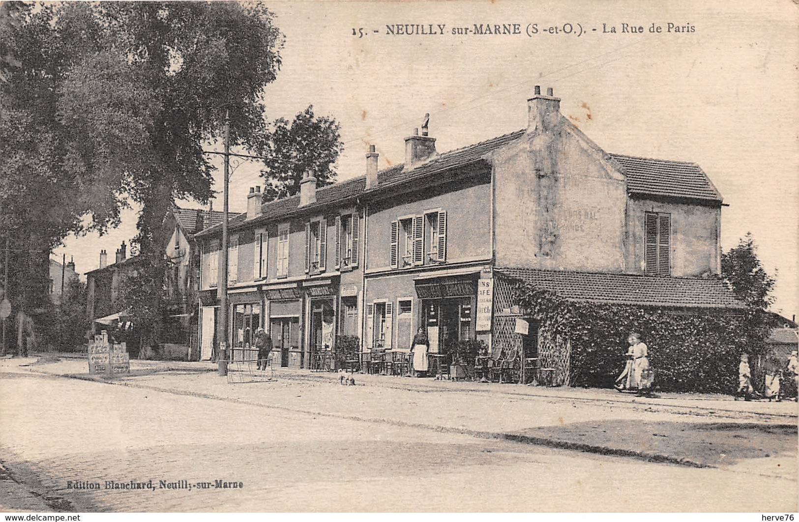 NEUILLY SUR MARNE - La Rue De Paris - Neuilly Sur Marne