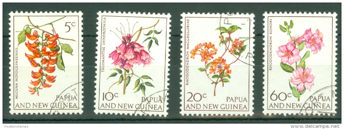 Papua New Guinea: 1966   Flowers    Used - Papua New Guinea