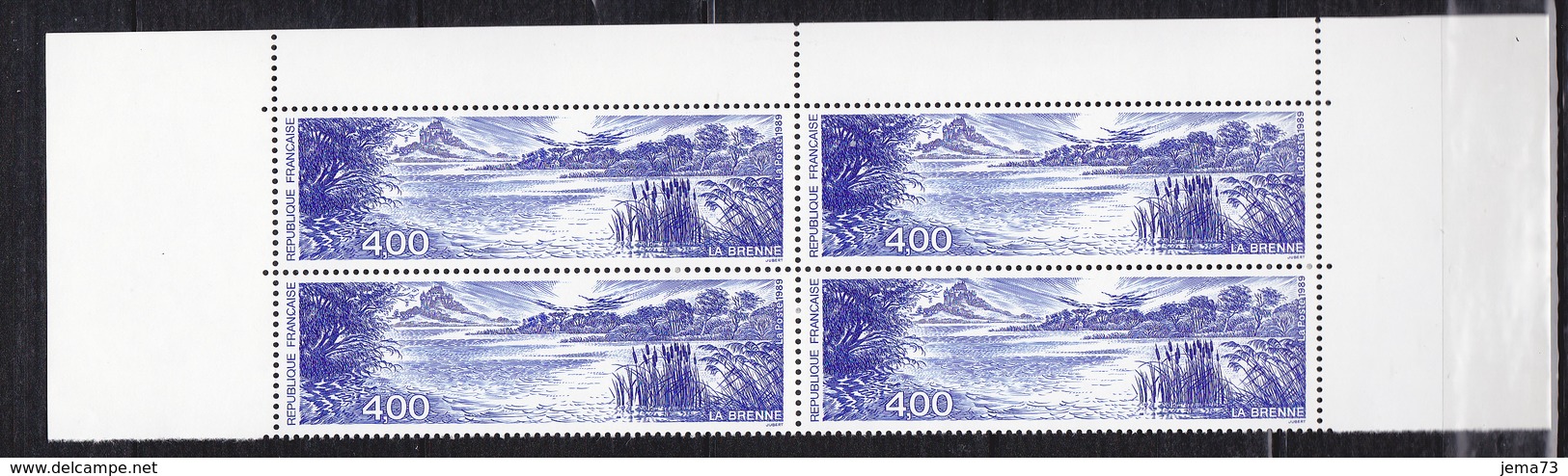 N° 2601 Série Touristique: La Brenne Bloc De 4 Timbres Neuf Impecable - Unused Stamps