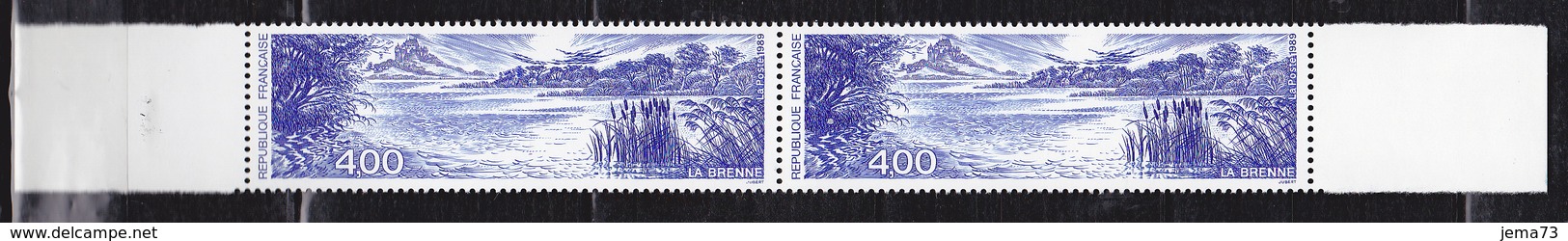 N° 2601 Série Touristique: La Brenne Belle Paire De 2 Timbres Neuf Impecable - Unused Stamps