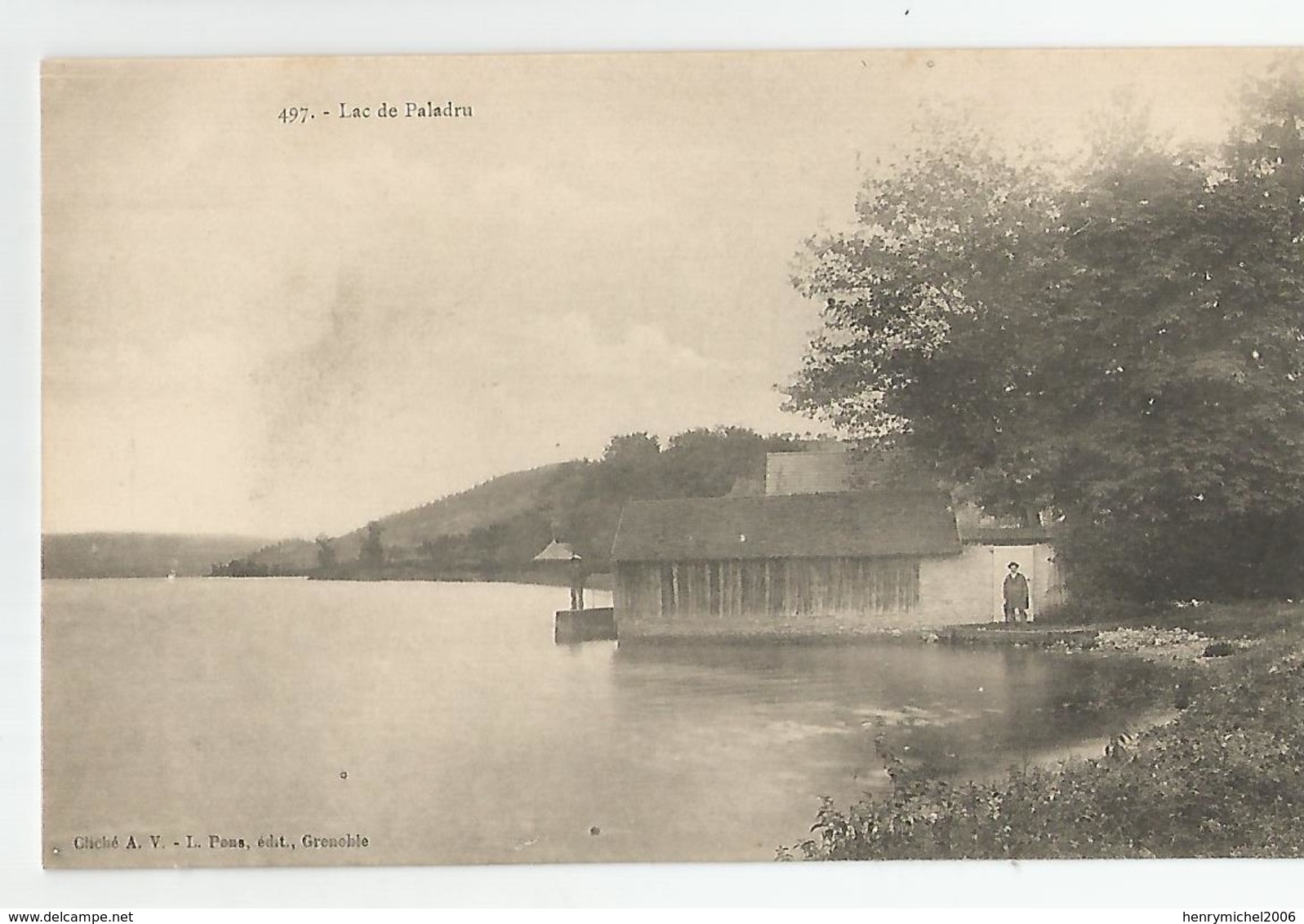 38 Isère - Lac De Paladru 497 Ed L.pons Grenoble - Paladru