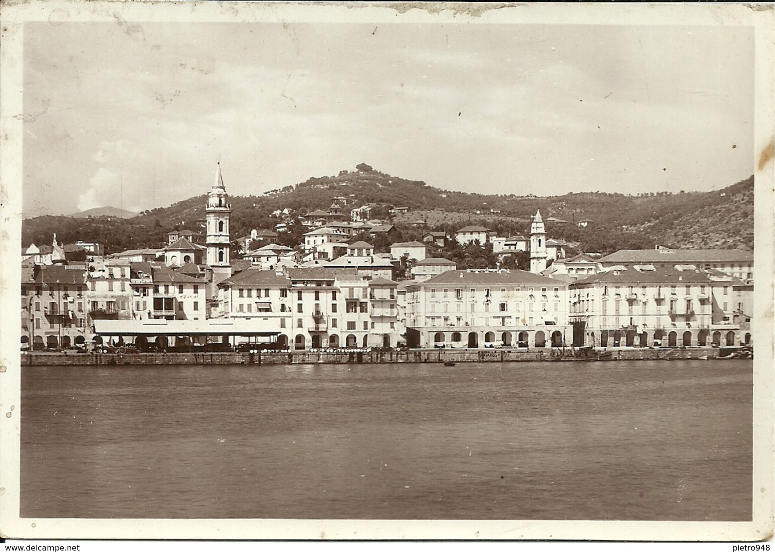 Oneglia (Imperia) Panorama Dal Mare, General View From The Sea, Vue Generale, Gesamtansicht - Imperia