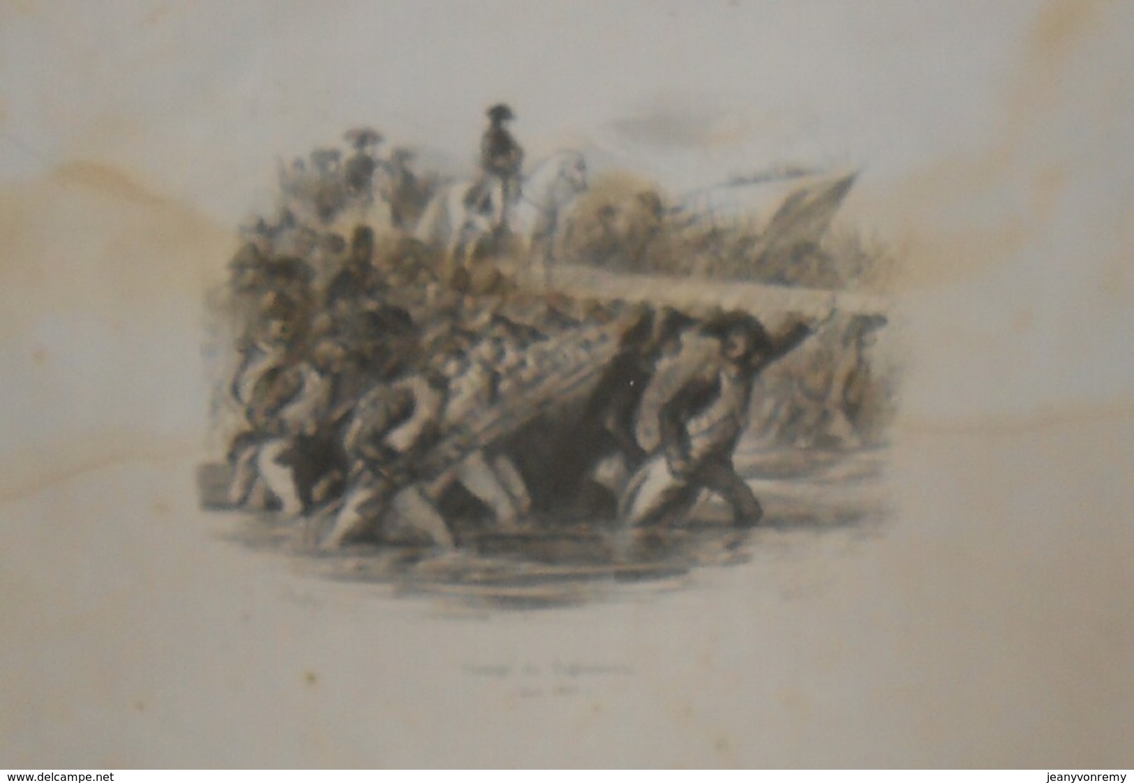 Passage Du Tagliamento En Mars 1797. 1839. - Estampas & Grabados