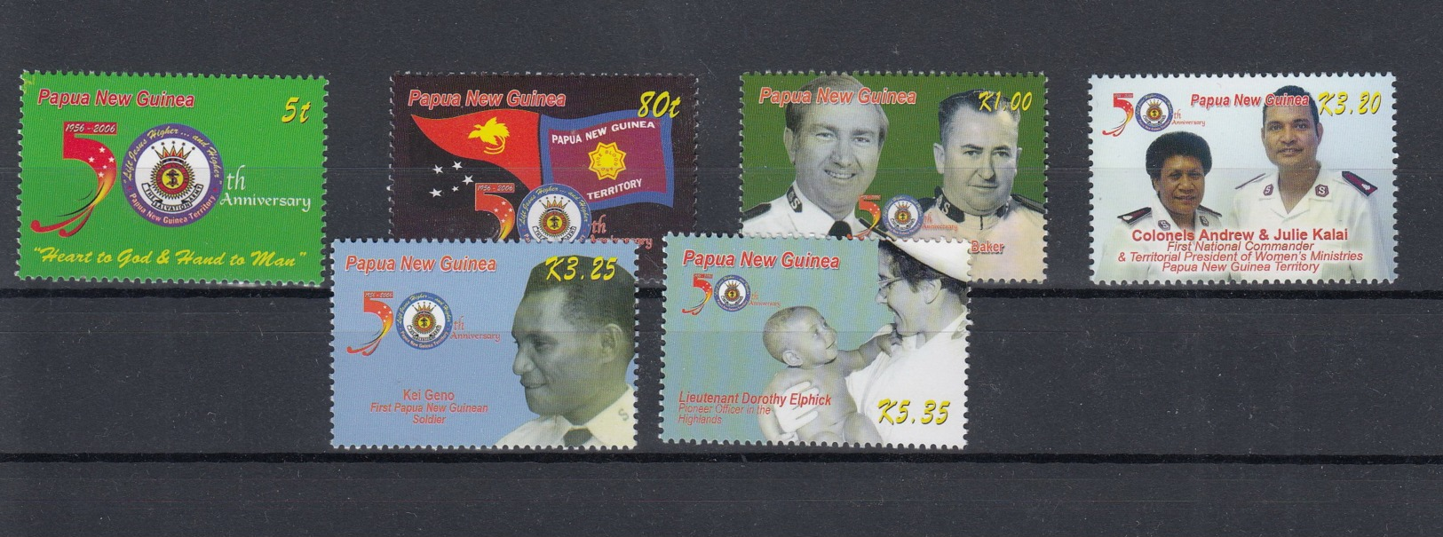 Papua Neru Guinea Michel Cat.No. Mnh/** 1190/1195 - Papoea-Nieuw-Guinea