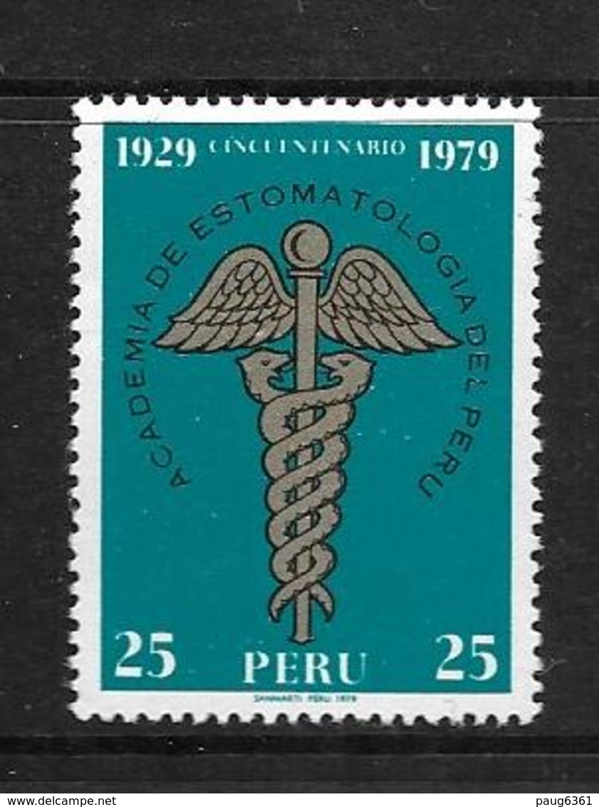 PEROU 1979 STOMATOLOGIE  YVERT N°670  NEUF MNH** - Peru