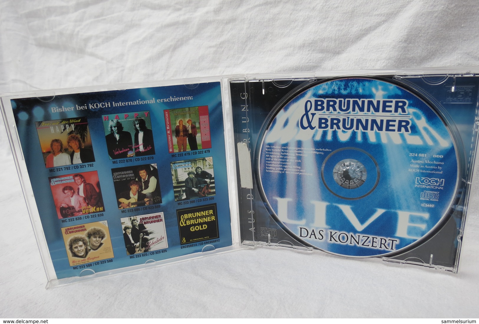 CD "Brunner & Brunner" Das Konzert, Live - Andere - Duitstalig