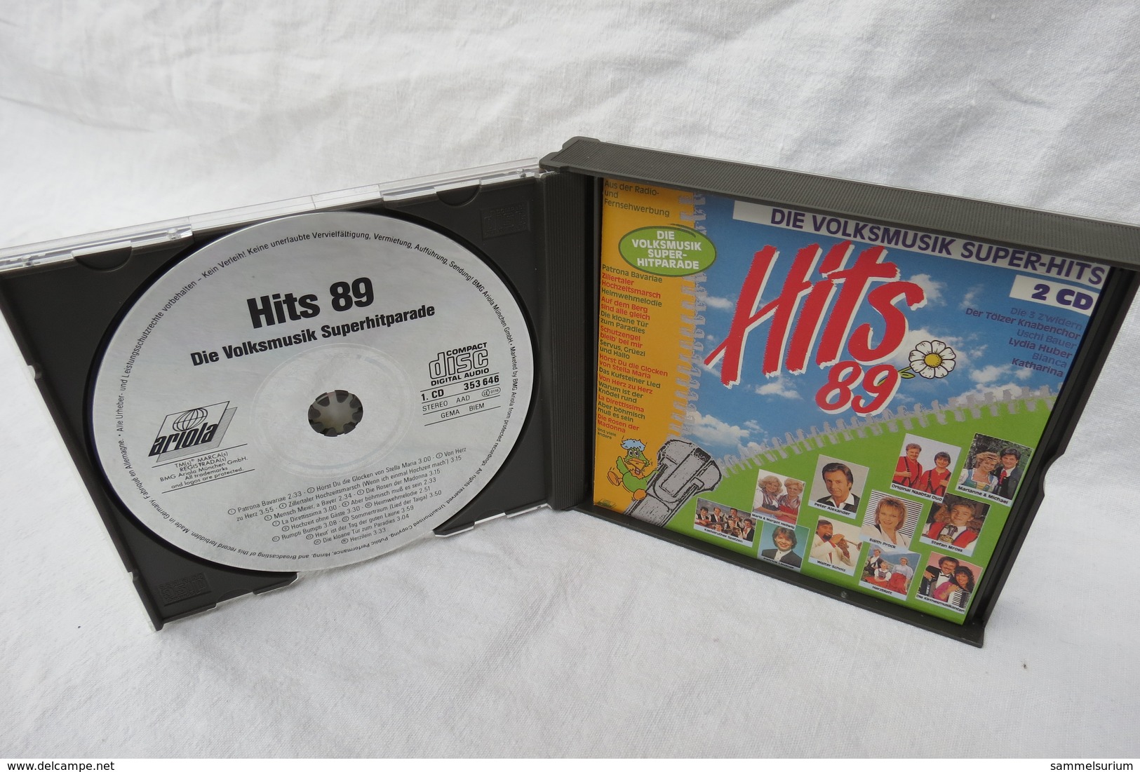 2 CDs "Die Volksmusik Super-Hits" Hits 89 - Altri - Musica Tedesca