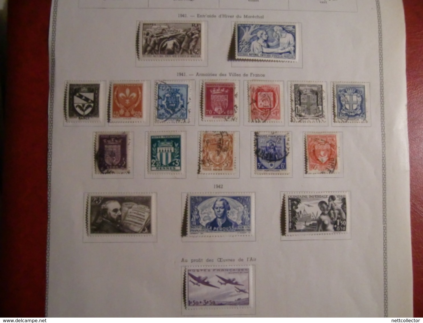 TB COLLECTION FRANCE + 1300 TIMBRES sur + 123 FEUILLES /des CLASSIQUES aux MODERNES