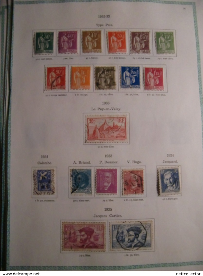 TB COLLECTION FRANCE + 1300 TIMBRES sur + 123 FEUILLES /des CLASSIQUES aux MODERNES