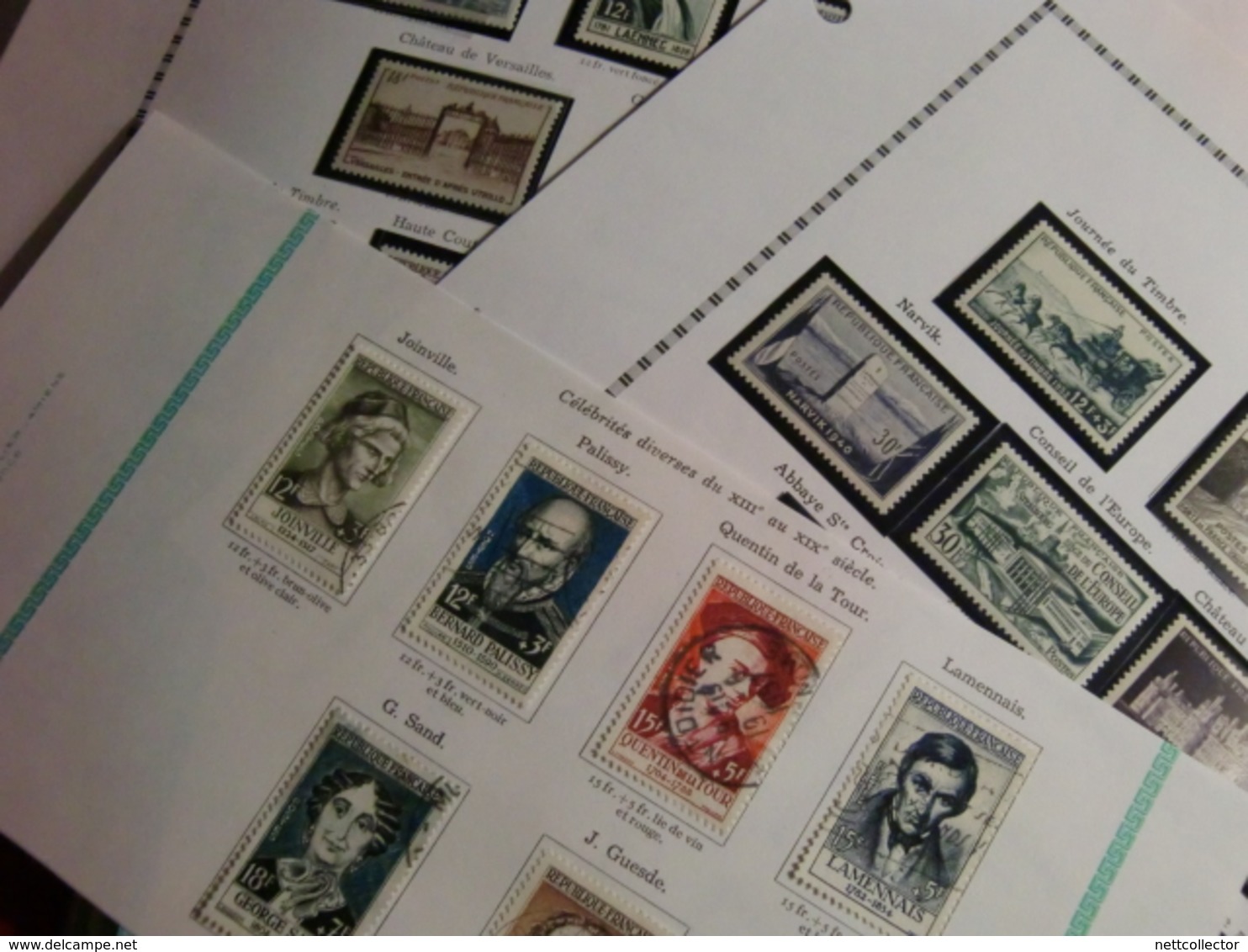 TB COLLECTION FRANCE + 1300 TIMBRES sur + 123 FEUILLES /des CLASSIQUES aux MODERNES