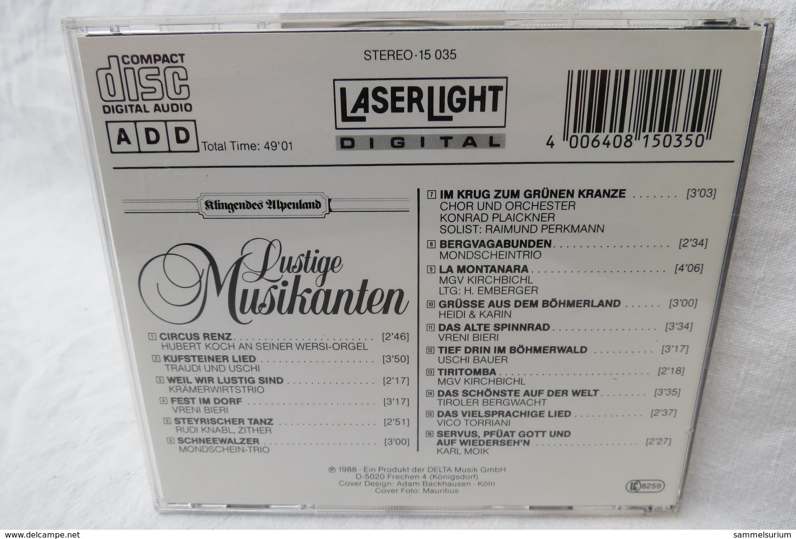 CD "Lustige Musikanten" Aus Der Reihe Klingendes Alpenland - Sonstige - Deutsche Musik