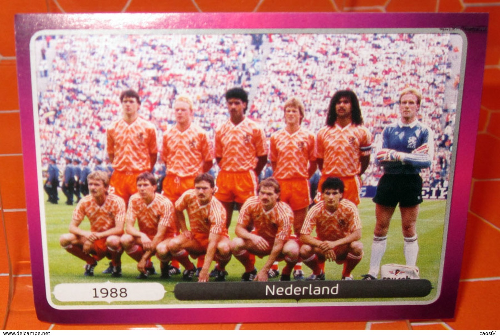 EURO2012 PANINI N. 527 NEDERLAND 1988  STICKER NEW CON VELINA - Edizione Italiana