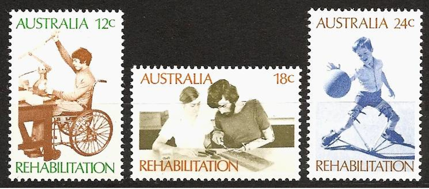 AUSTRALIA 1972 - Rehablitation Disabled / Education / Playing - SALE! 4v Mi 514-16 MNH** Cv€1,50 K110 - Ungebraucht