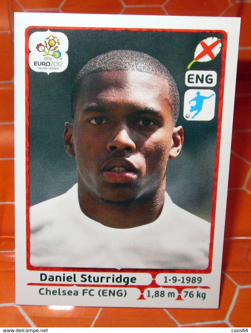 EURO2012 PANINI N. 506 STURRIDGE  STICKER NEW CON VELINA - Edizione Italiana