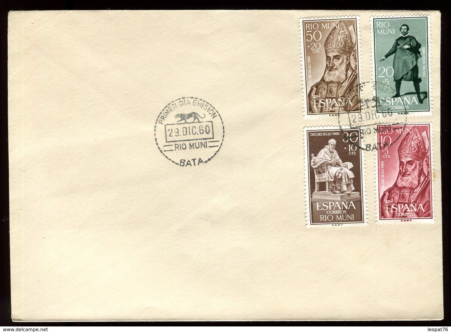 Rio Muni - Enveloppe FDC 1960 - O 106 - Rio Muni