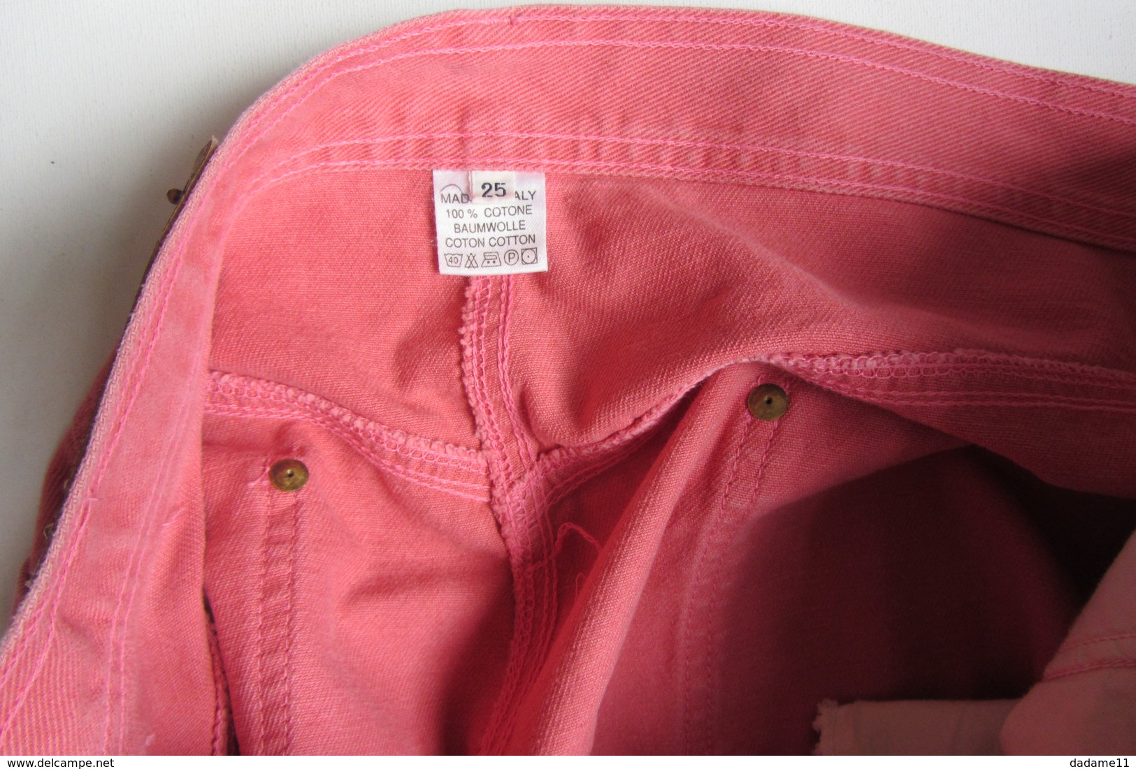 Jeans Marina Sport Rose Vintage Plus De 30 Ans - Autres & Non Classés