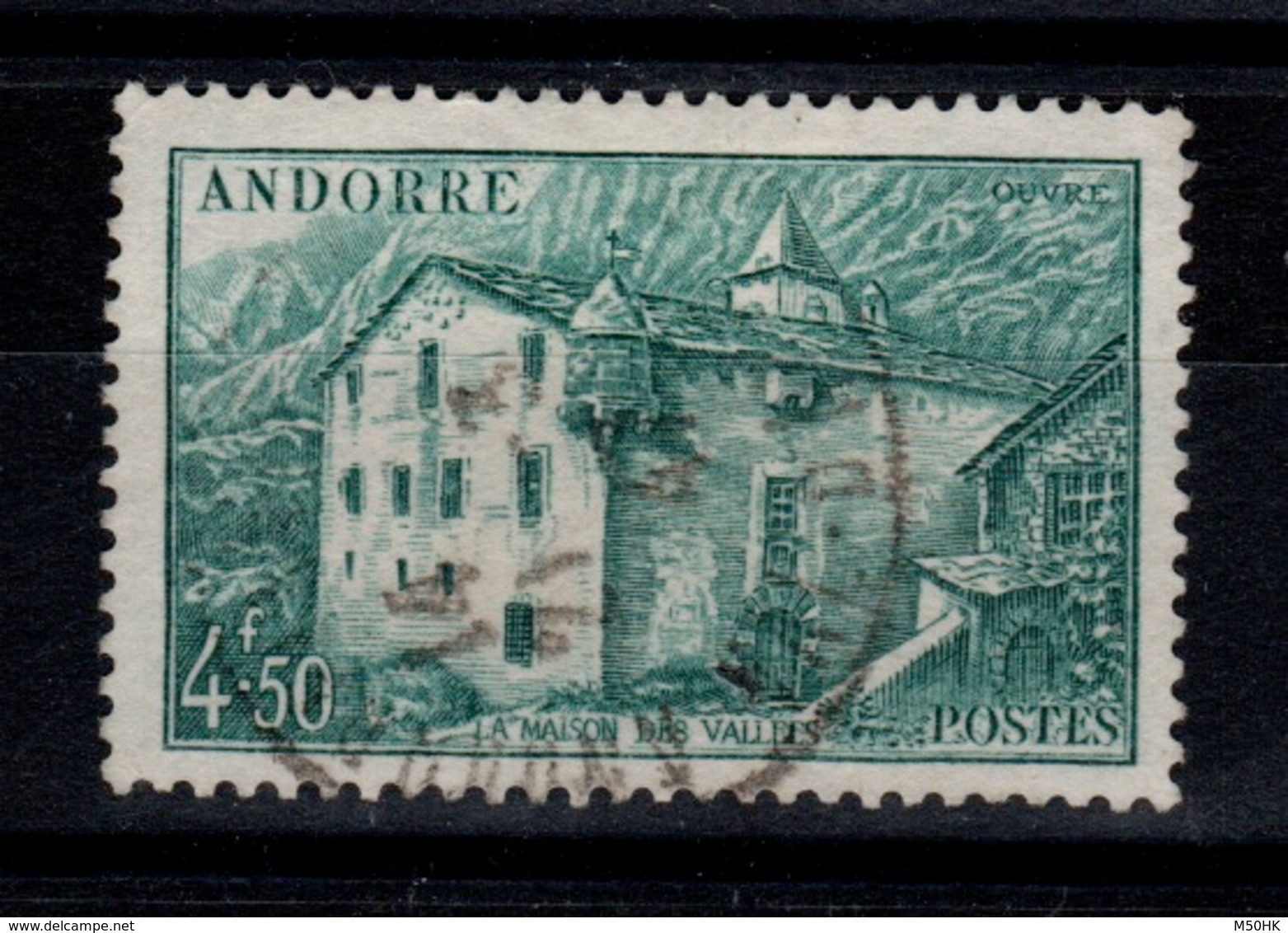 Andorre - YV 108A Oblitere Cote 5,50 Euros - Oblitérés