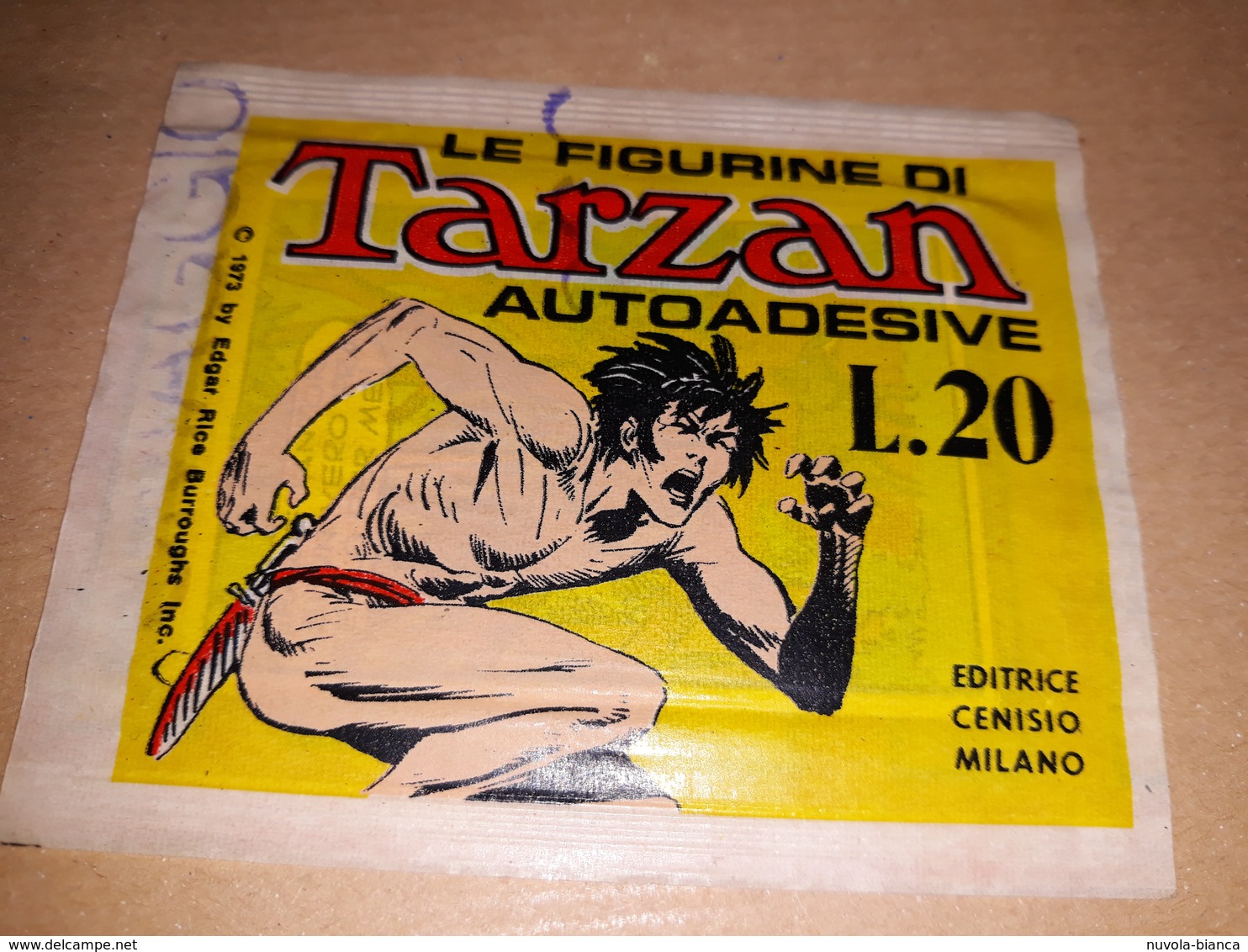 Tarzan Bustina Edizione Omaggio Con FigurineTarza Edi Cenisio - Other & Unclassified