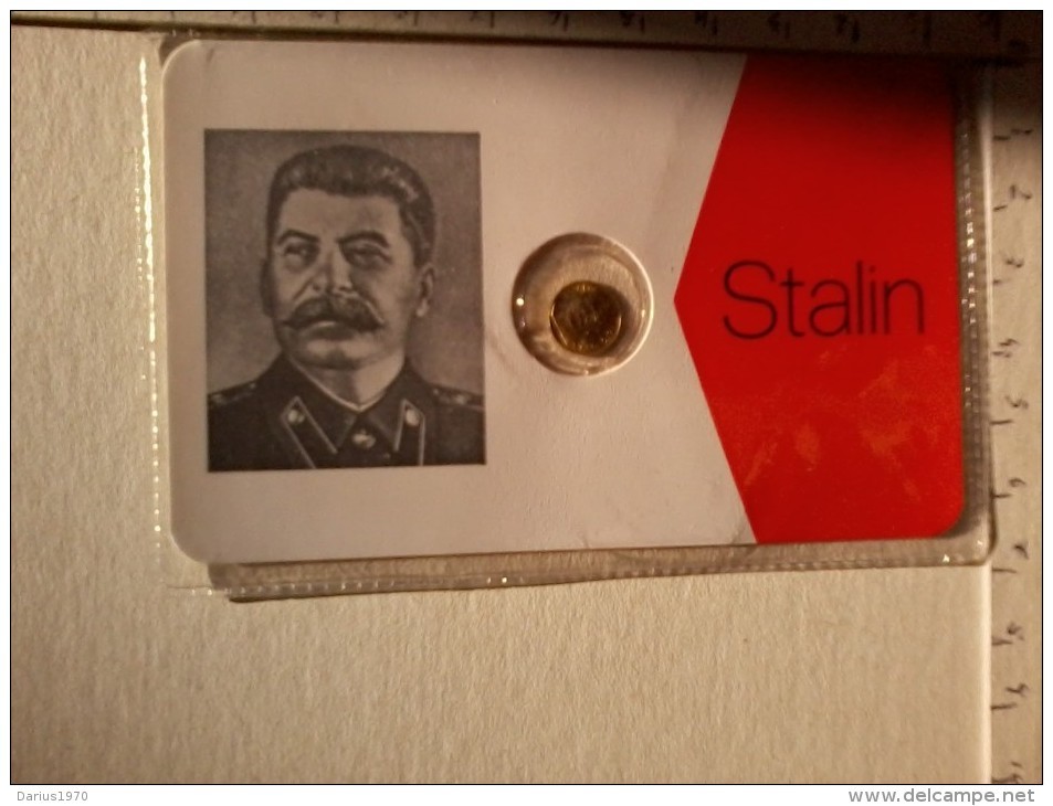 Stalin - Cartoncino Con Medaglietta . - Non Classificati