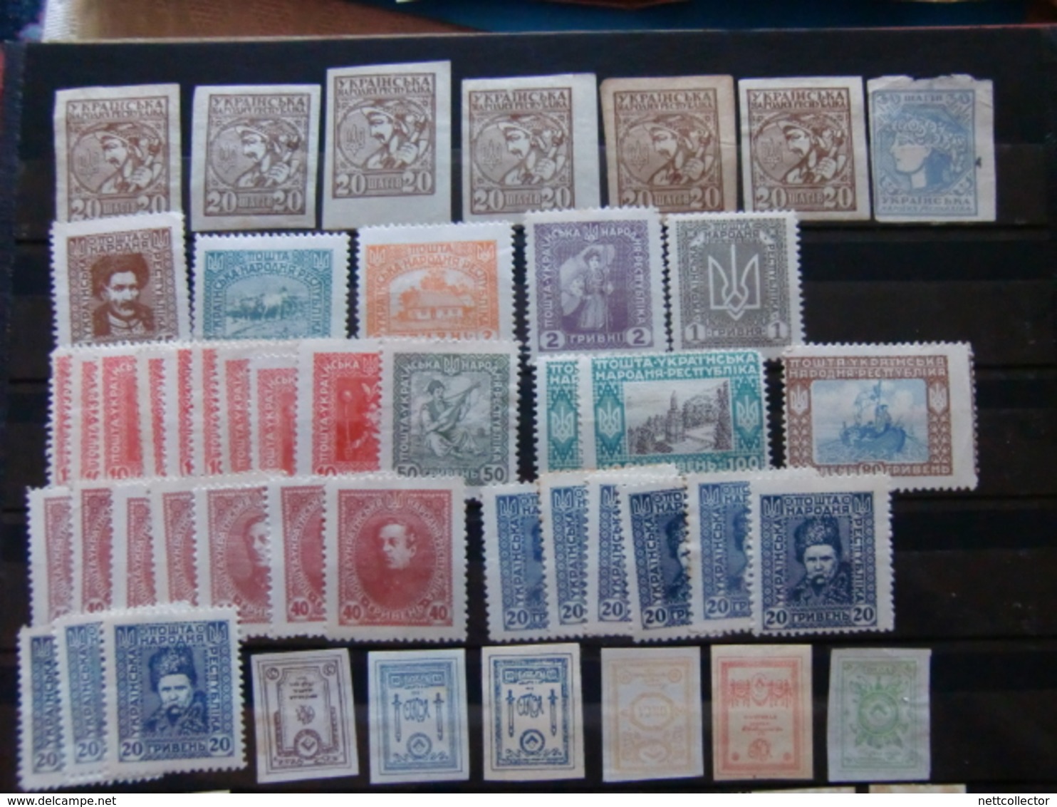 RARE COLLECTION RUSSIE / BULGARIE / AUTRICHE / UKRAINE / DANTZIG dont  FEUILLES ENTIERES / UNE VISITE S'IMPOSE...