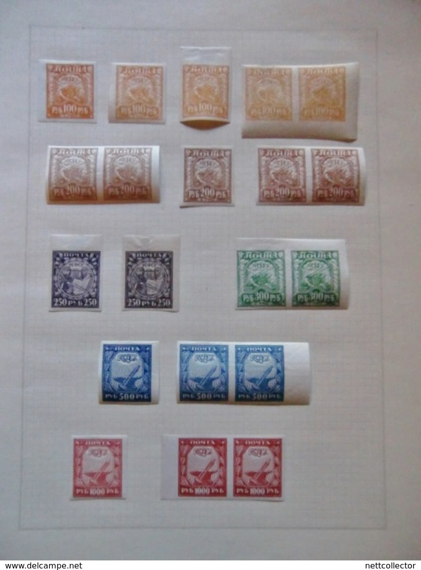 RARE COLLECTION RUSSIE / BULGARIE / AUTRICHE / UKRAINE / DANTZIG dont  FEUILLES ENTIERES / UNE VISITE S'IMPOSE...