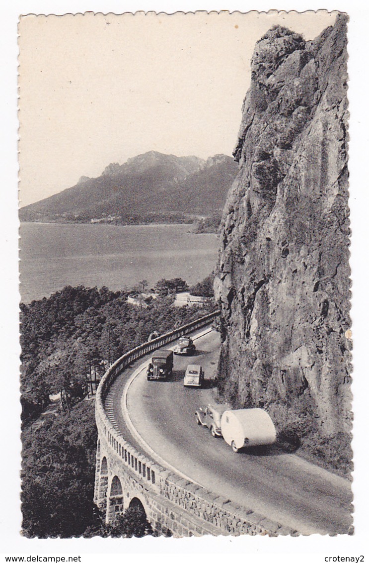 1953 Environs De Cannes N°315 Corniche D'Or L'Estérel VOIR ZOOM Belle Traction Citroën Grise Avec Caravane Ancienne 2CV - Cannes