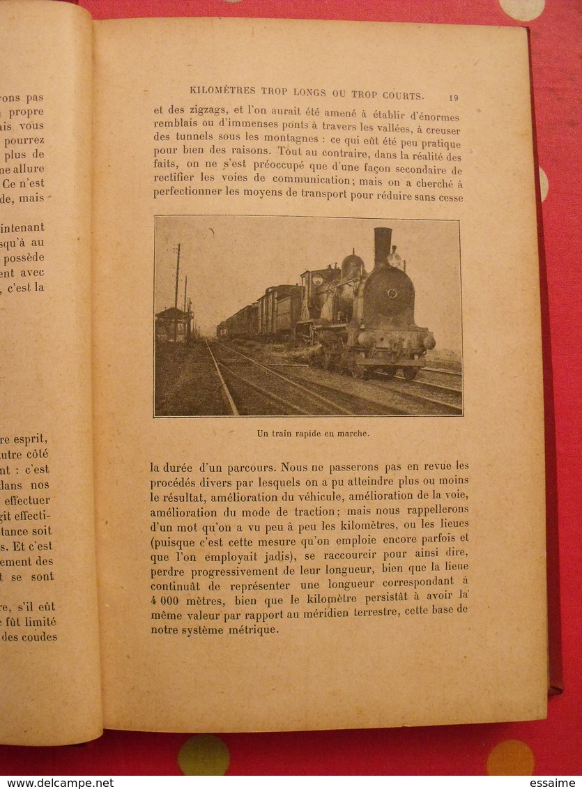 les merveilles de la nature et de l'industrie. daniel bellet. hachette 1909. 58 gravures. train chemin de fer