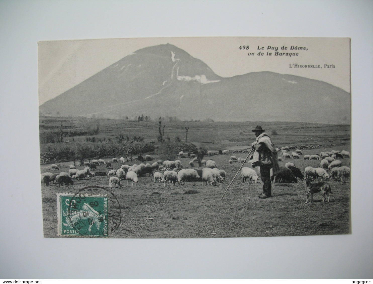 Carte   Le Puy  De Dôme   Vu De La Baraque  1909 - Autres & Non Classés