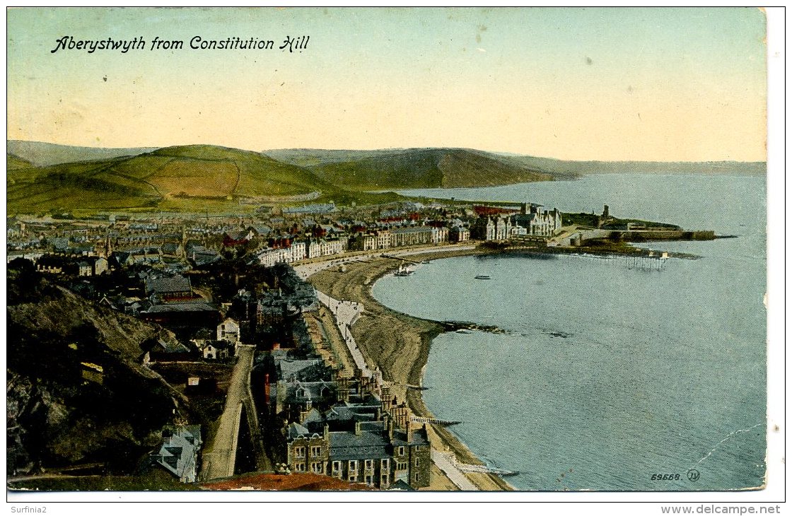 CARDIGANSHIRE - ABERYSTWYTH - FROM CONSTITUTION HILL Dyf125 - Cardiganshire