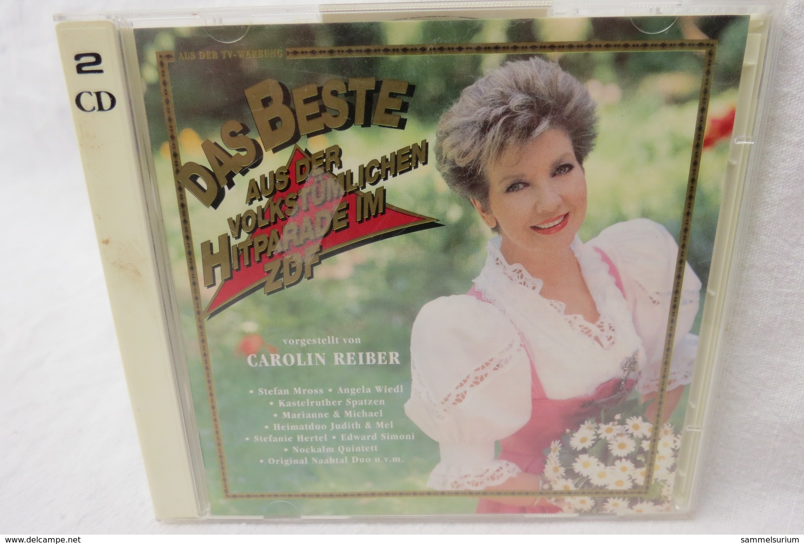 2 CDs "Das Beste Aus Der Volkstümlichen Hitparade Im ZDF" Vorgestellt Von Carolin Reiber - Andere - Duitstalig