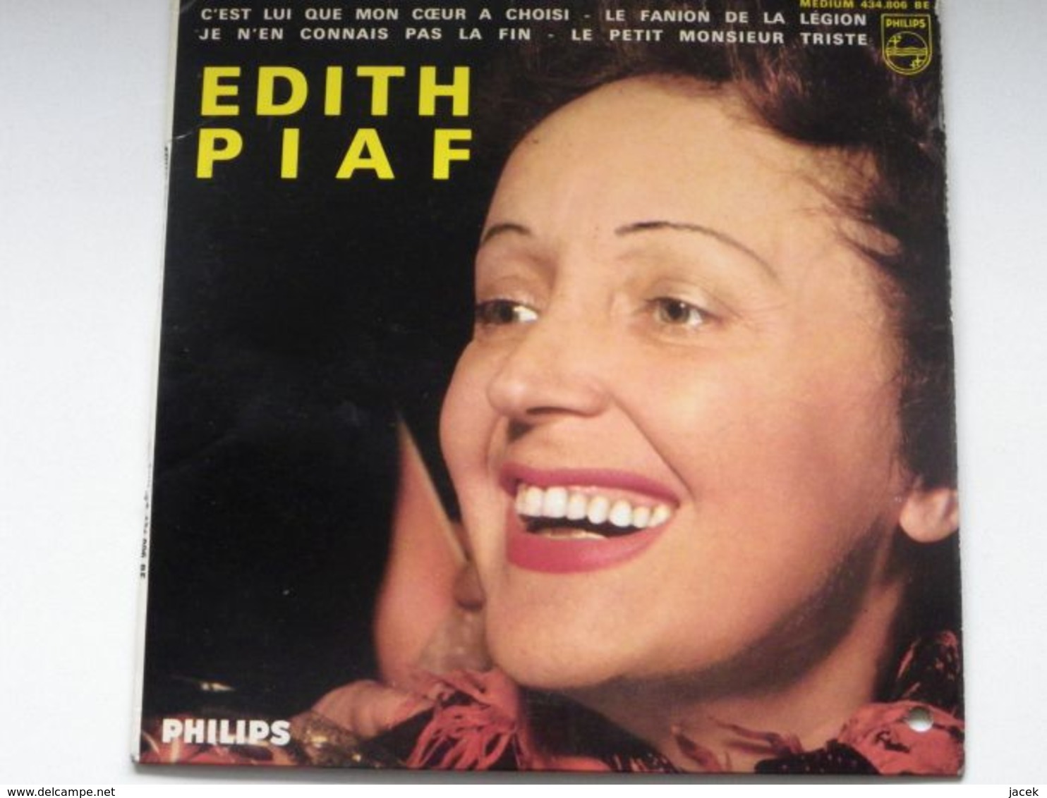 EP Edith Piaf  / Cest Lue Que Mon Coeur A Choisi / Philips - Hard Rock & Metal