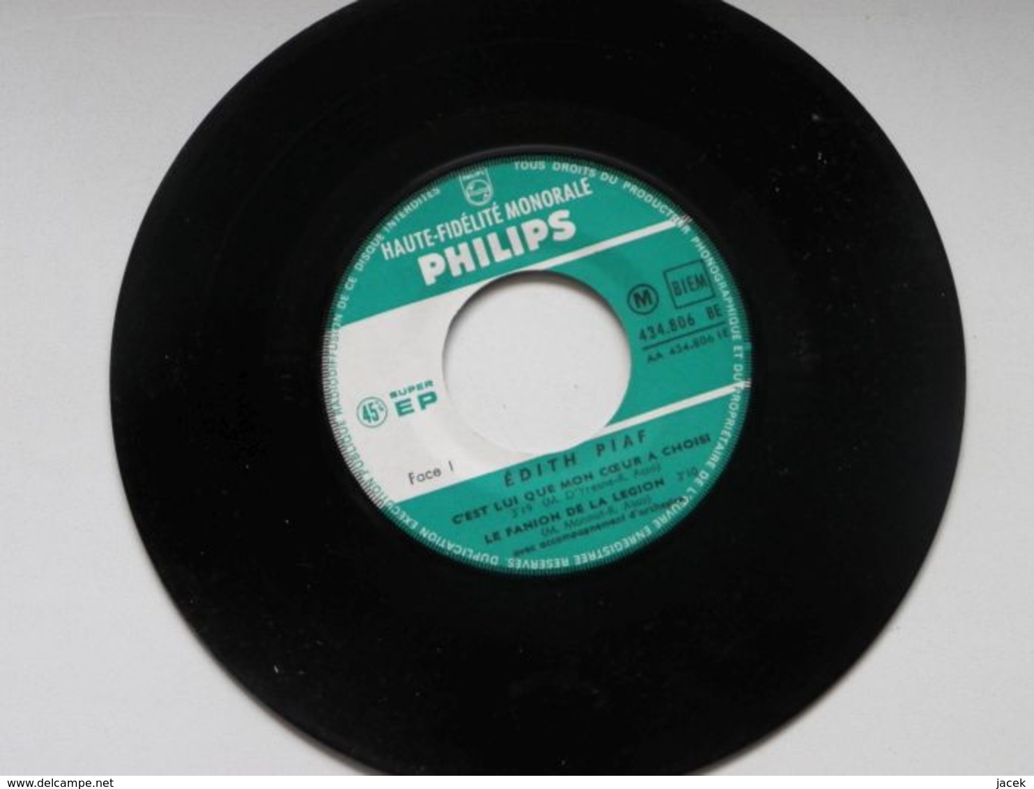 EP Edith Piaf  / Cest Lue Que Mon Coeur A Choisi / Philips - Hard Rock & Metal