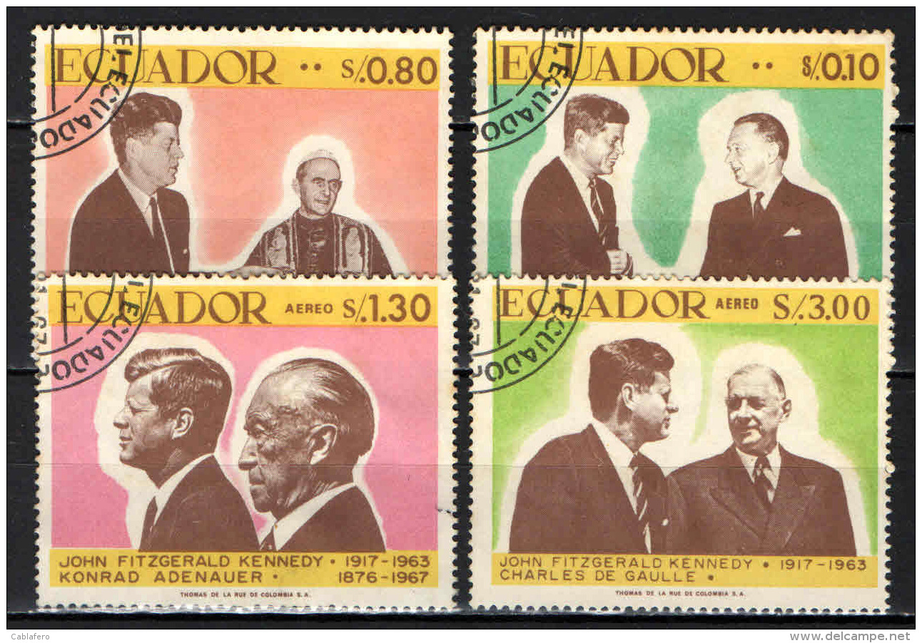 ECUADOR - 1967 - JOHN F. KENNEDY - USATI - Ecuador