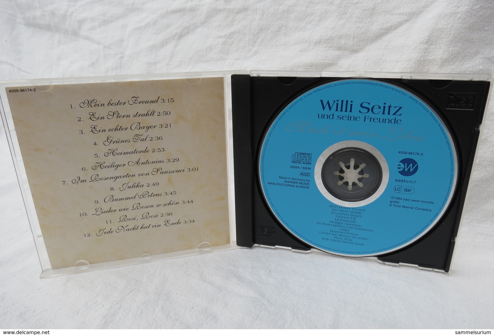 CD "Willi Seitz Und Seine Freunde" Musik Ist  Mein Leben - Autres - Musique Allemande