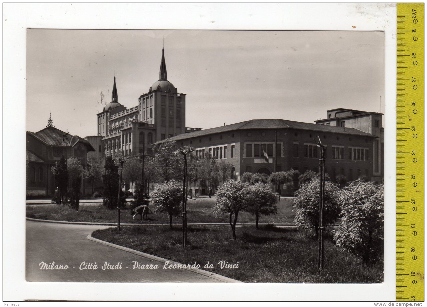 1956 MILANO Città Studi Piazza Leonardo Da Vinci  FG V See 2 Scans - Milano (Milan)