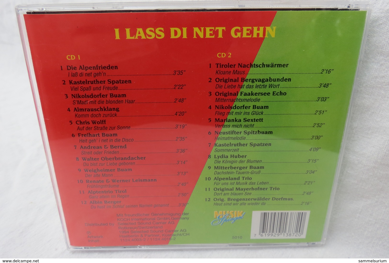 2 CDs "I Lass Di Net Gehn" 24 Volkstümliche Superhits - Sonstige - Deutsche Musik