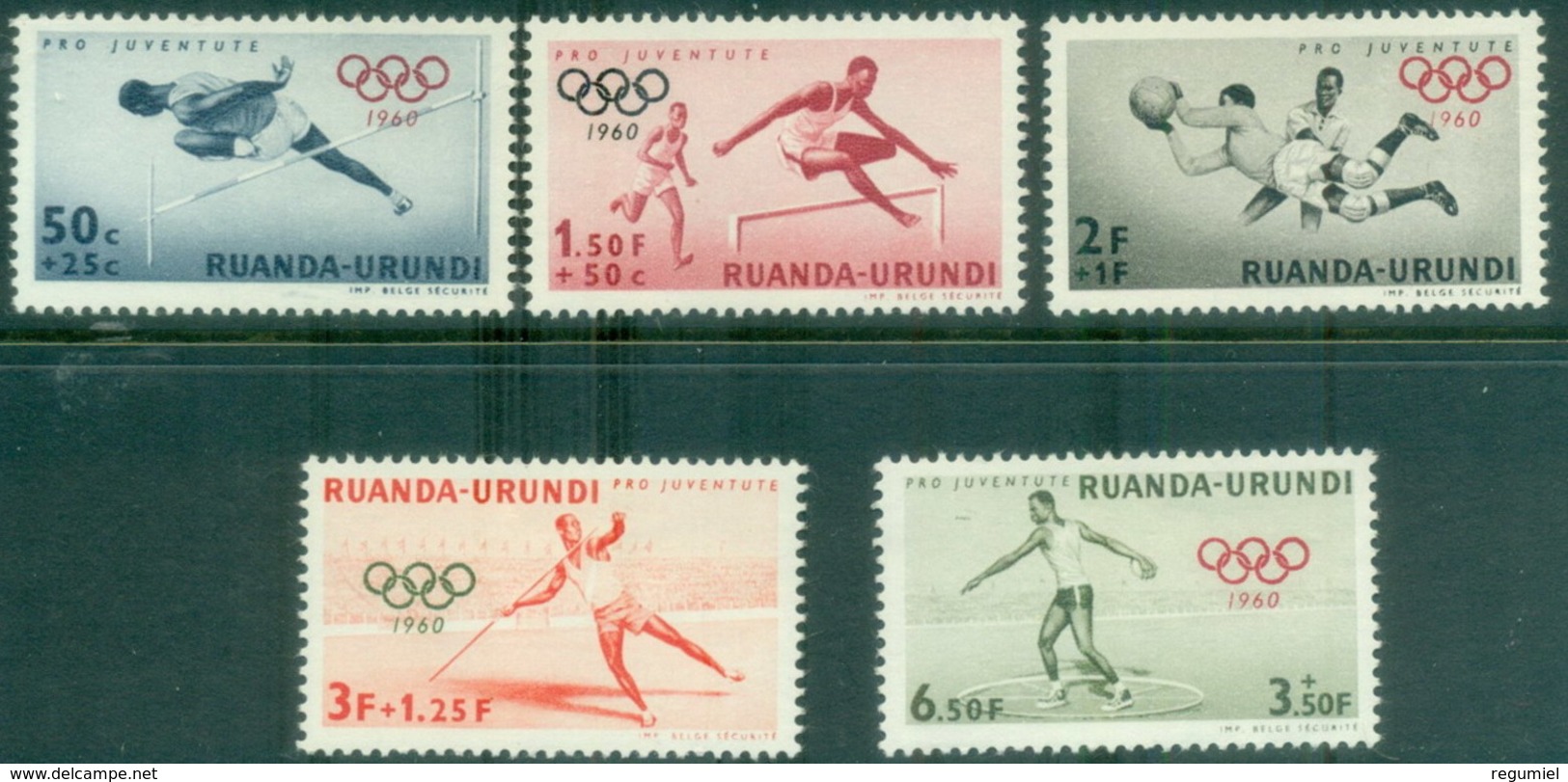 Ruanda Urundi 219/223 ** MNH. 1960 - Nuevos